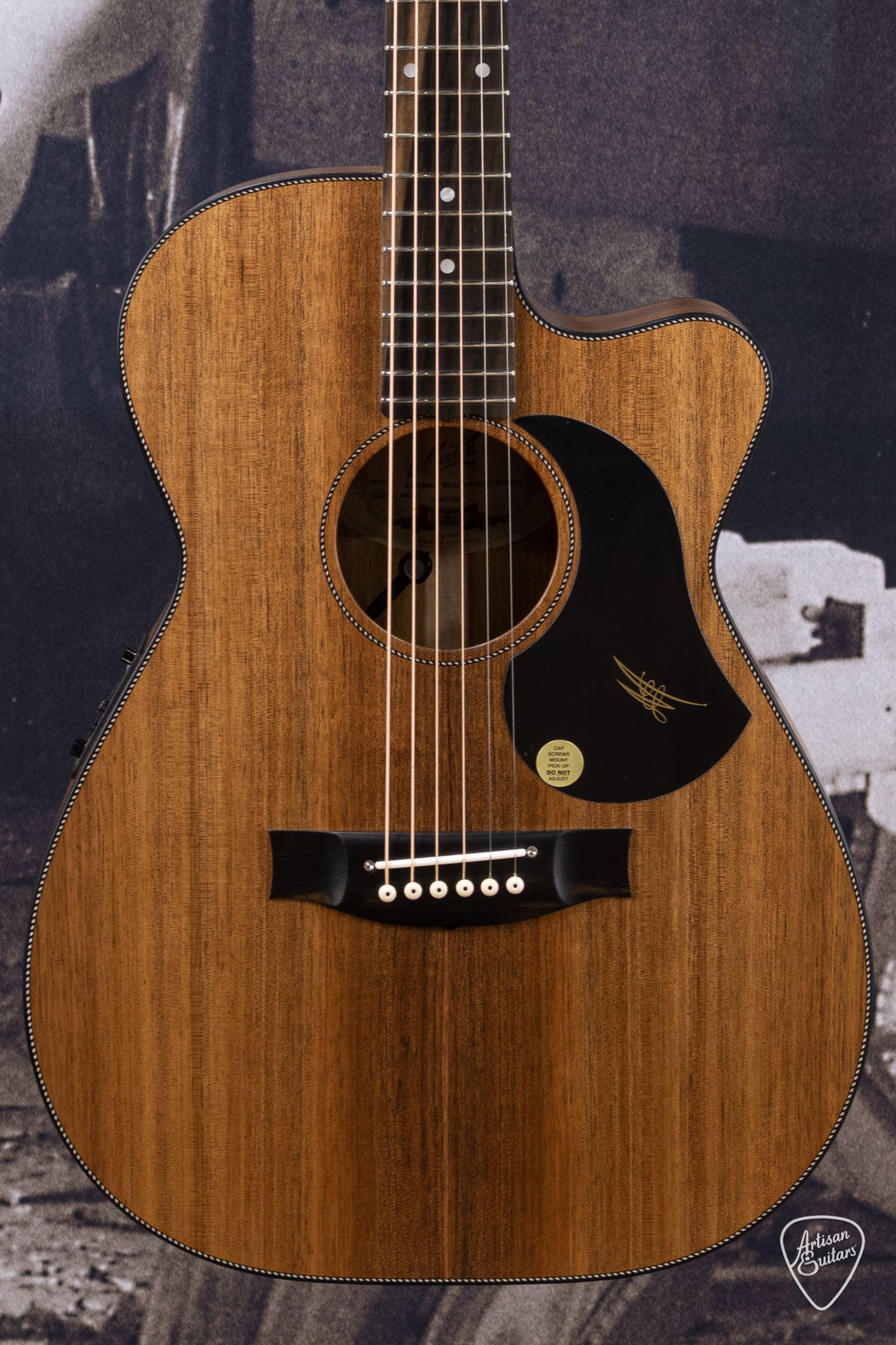 Maton Guitars All-Blackwood EBW-808C Cutaway - 16298