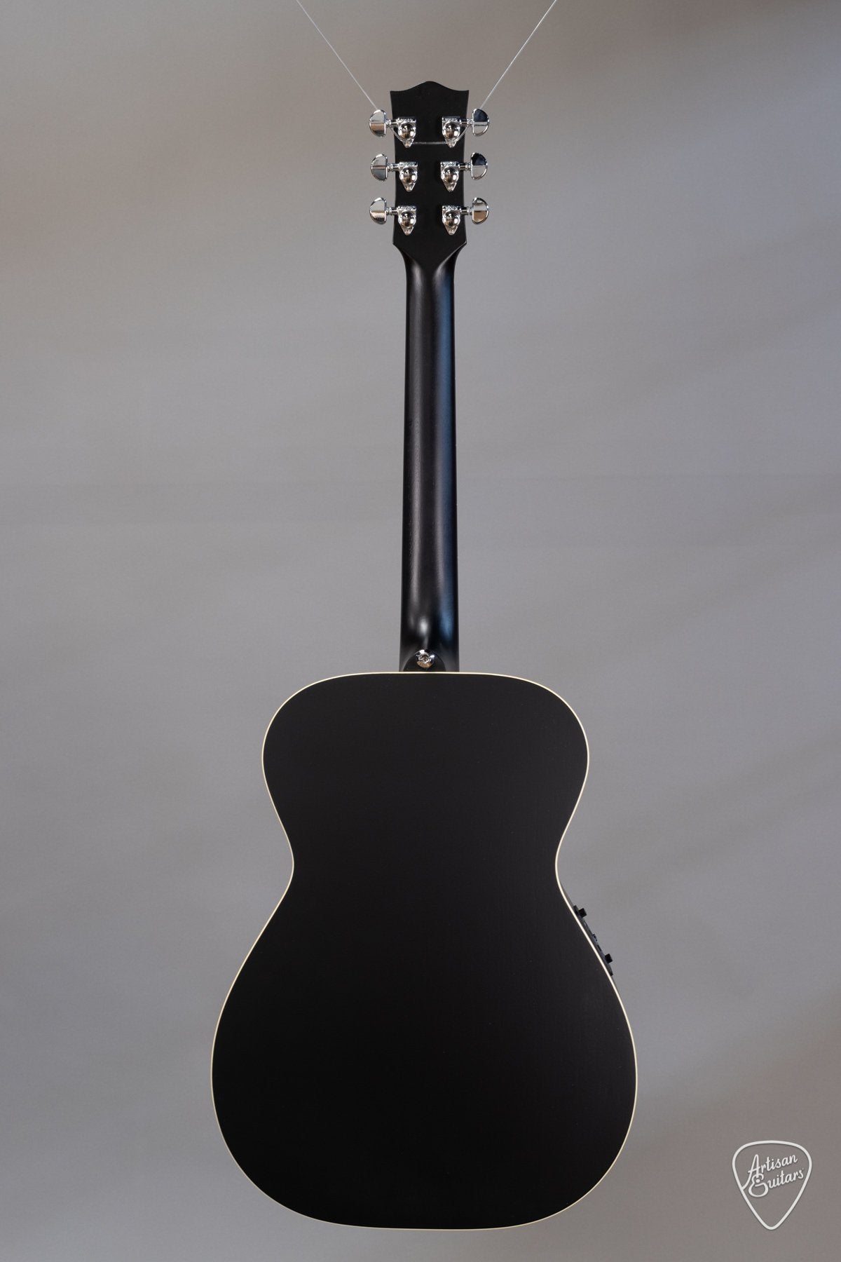 Maton Guitars EBG808 - Custom Jet Black Satin Nitro Finish - 15078 - Artisan Guitars