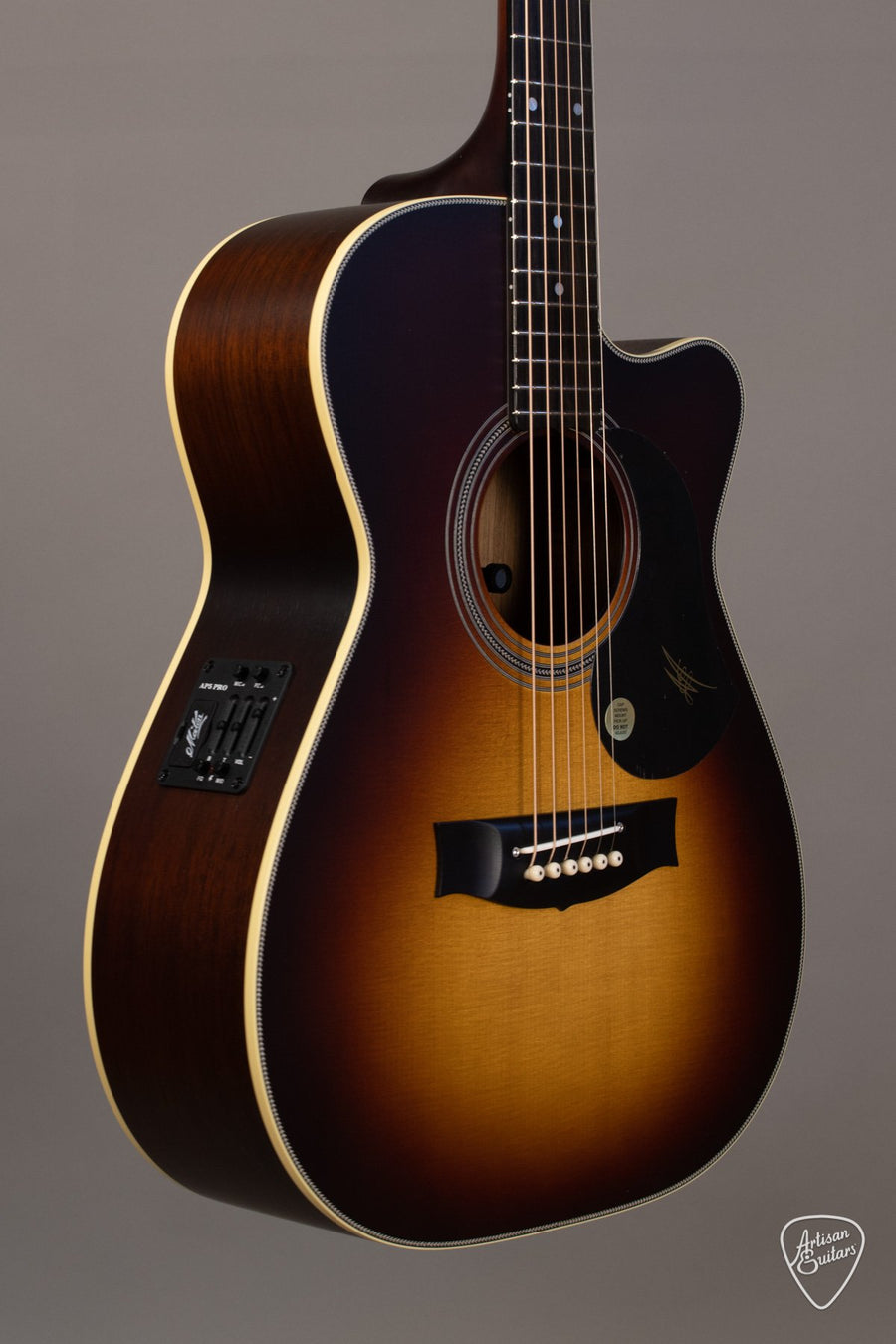 Maton Guitars EBG808C - Custom Tobacco Sunburst -15061 - Artisan Guitars