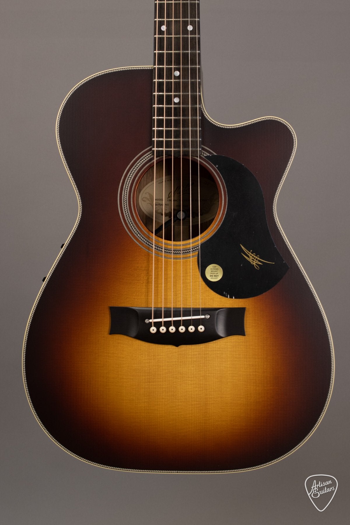 Maton Guitars EBG808C - Custom Tobacco Sunburst -15061