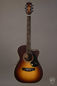 Maton Guitars EBG808C - Custom Tobacco Sunburst -15061 - Artisan Guitars