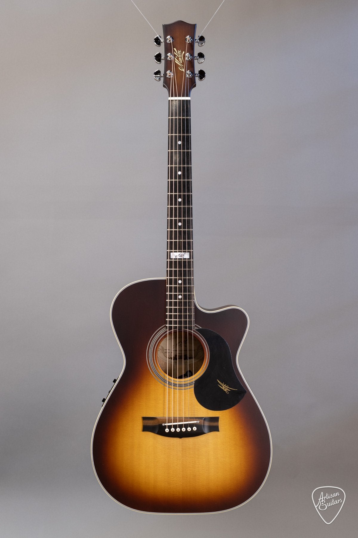 Maton Guitars EBG808C with Sunburst Sitka Top -15062 - Artisan Guitars
