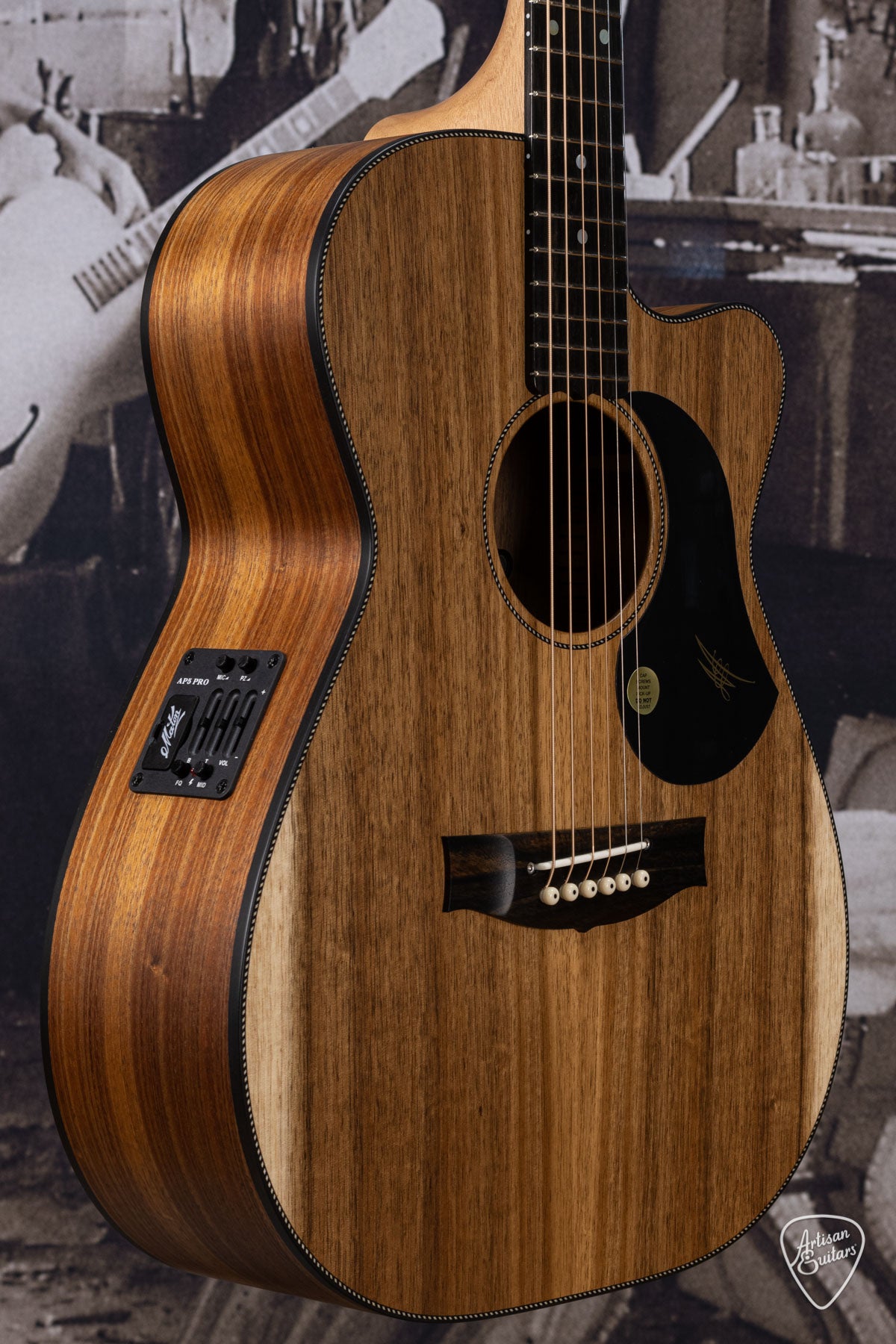 Maton Guitars All-Blackwood EBW-808C Cutaway - 16223
