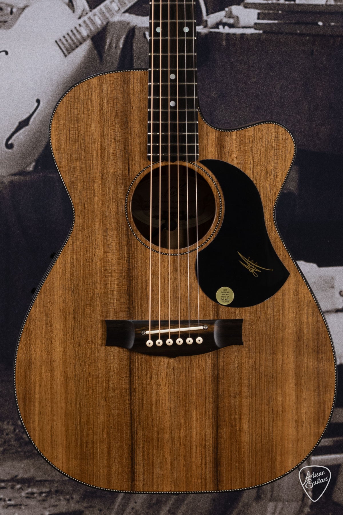 Maton Guitars All-Blackwood EBW-808C Cutaway - 16225