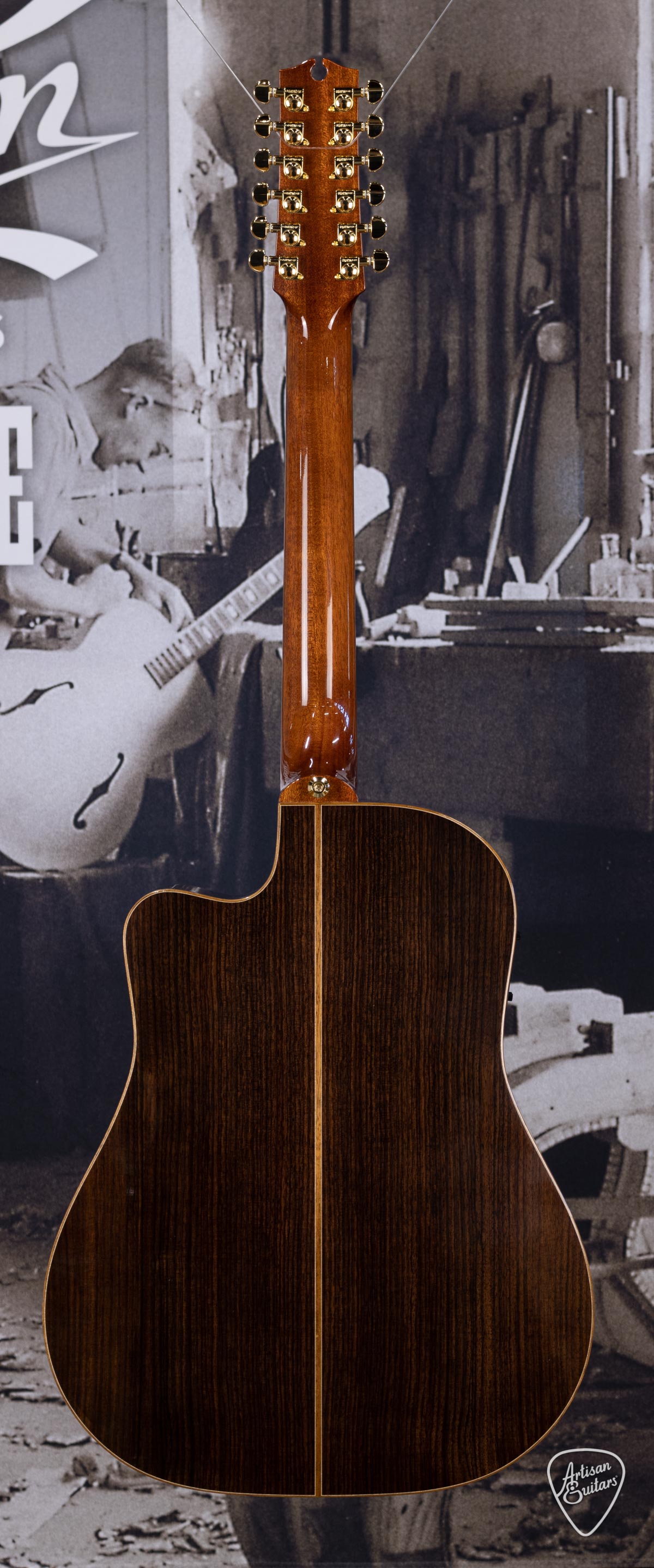 Maton EM100C 12-String Messiah Guitar Sitka Spruce & Indian Rosewood - 15100 - Artisan Guitars