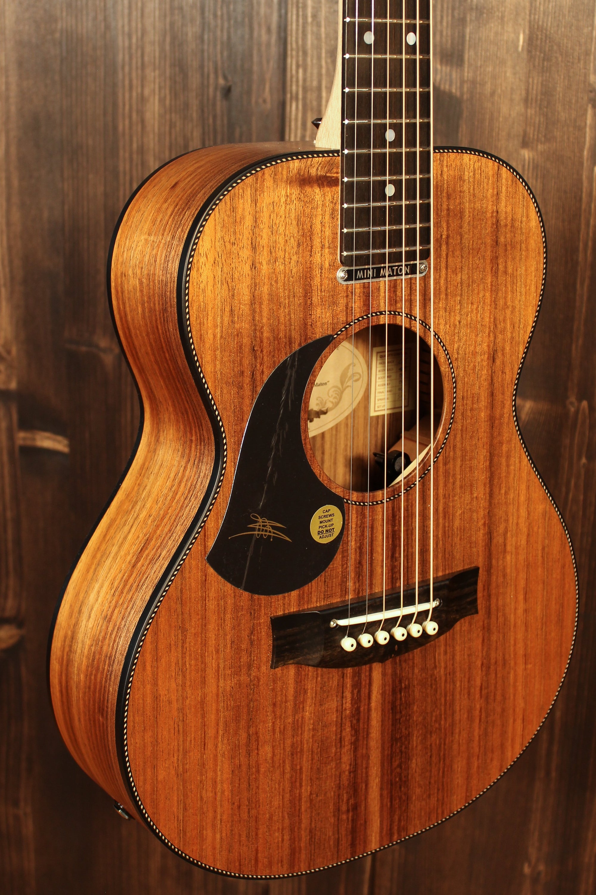 Maton Guitars EMBW6 Left-Handed Blackwood Mini - 14210 - Artisan Guitars