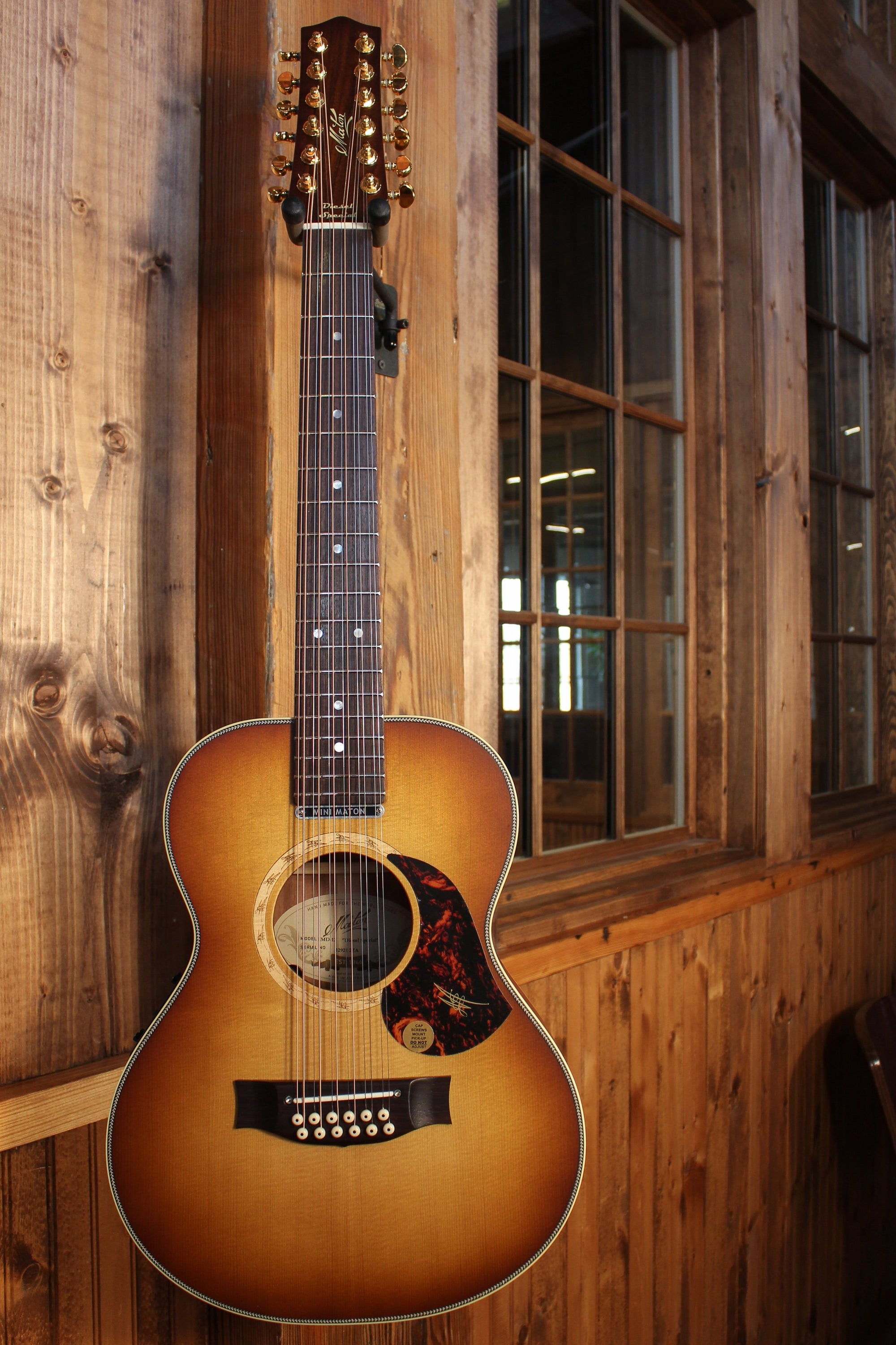 Maton EMD12 Mini Diesel Sitka w/ Blackwood & Vintage Amber Sunburst - Artisan Guitars