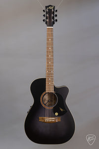 Maton Custom Performer Series Bunya and Queensland Maple with Cutaway in Ghost Black Finish ID-15079 - Artisan Guitars