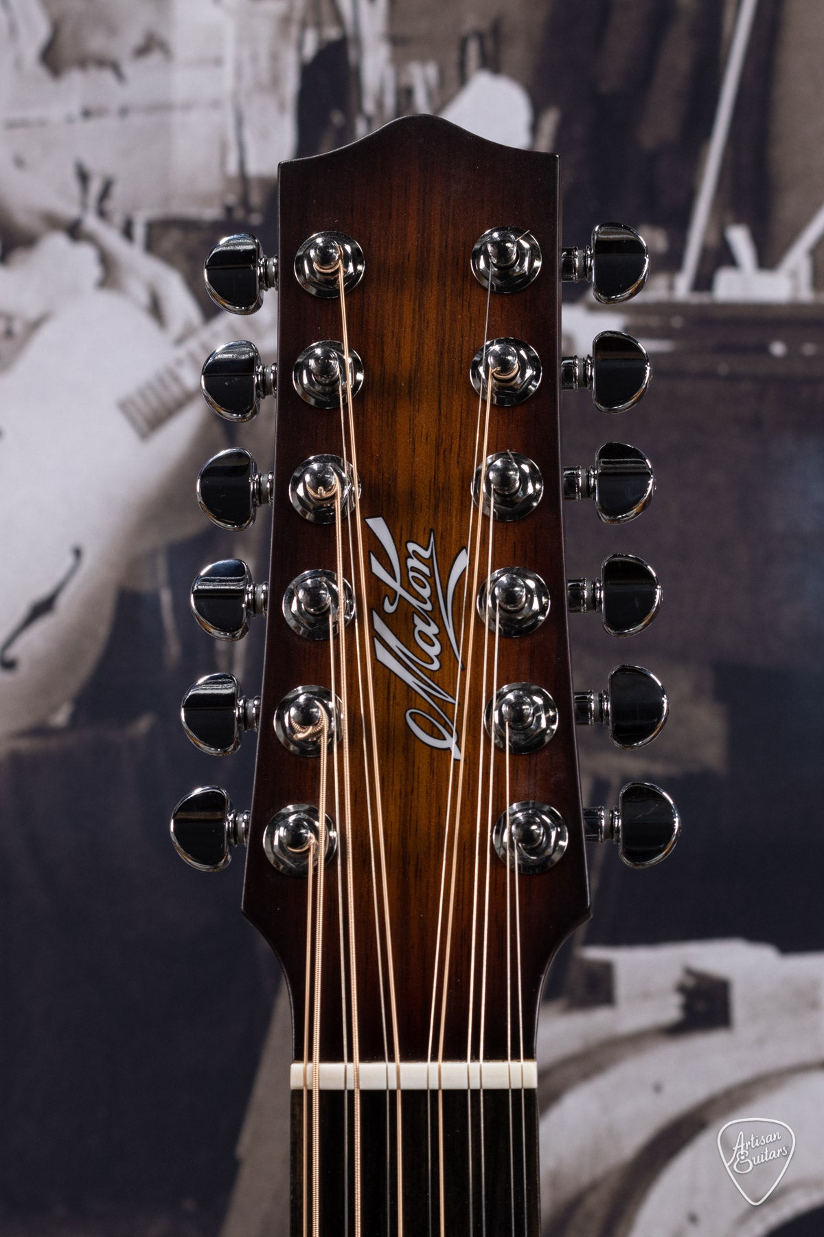 Maton SRS70C 12 String with Tobacco Sunburst Sitka Top and Blackwood Back ID-15080