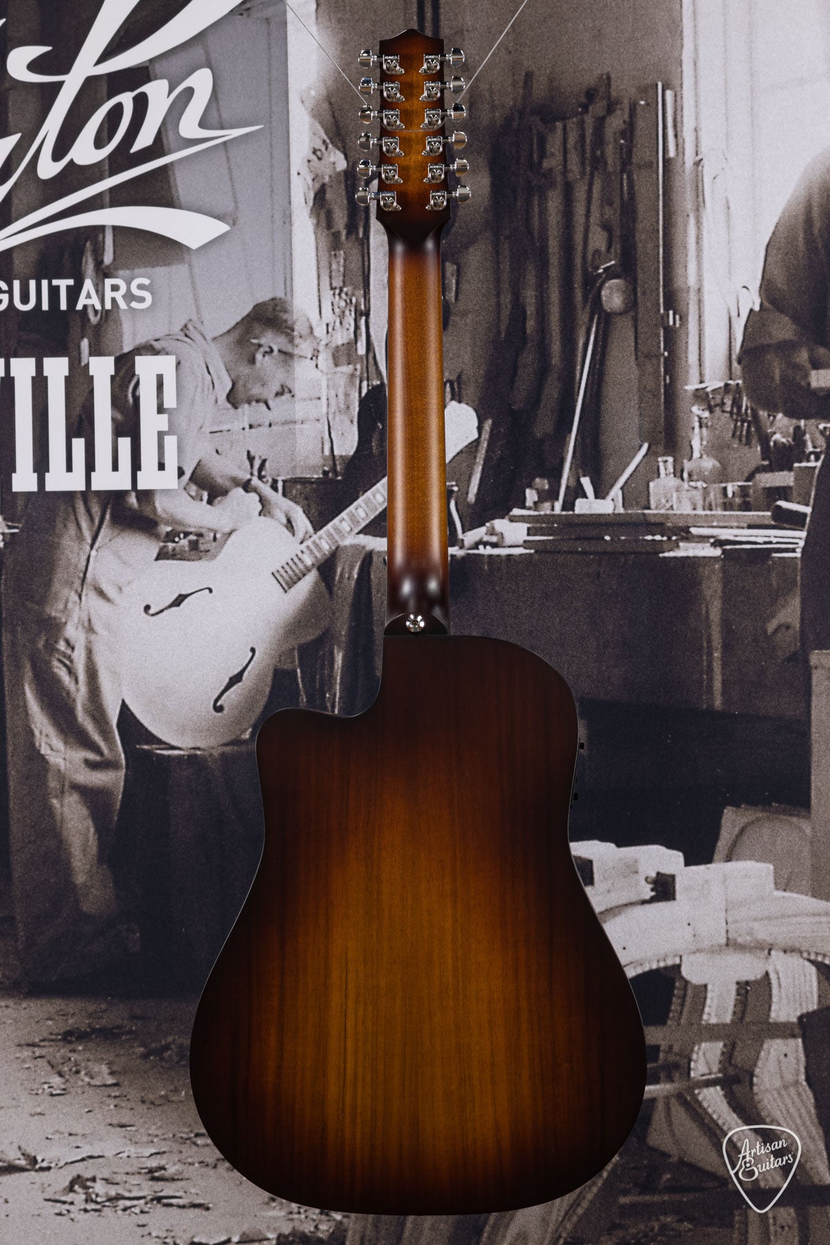 Maton SRS70C 12 String with Tobacco Sunburst Sitka Top and Blackwood Back ID-15080