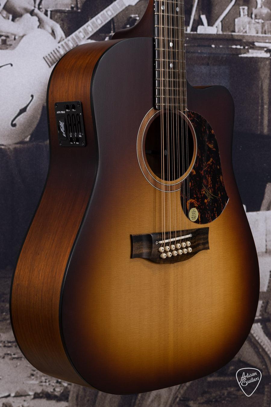 Maton SRS70C 12 String with Tobacco Sunburst Sitka Top and Blackwood Back ID-15080