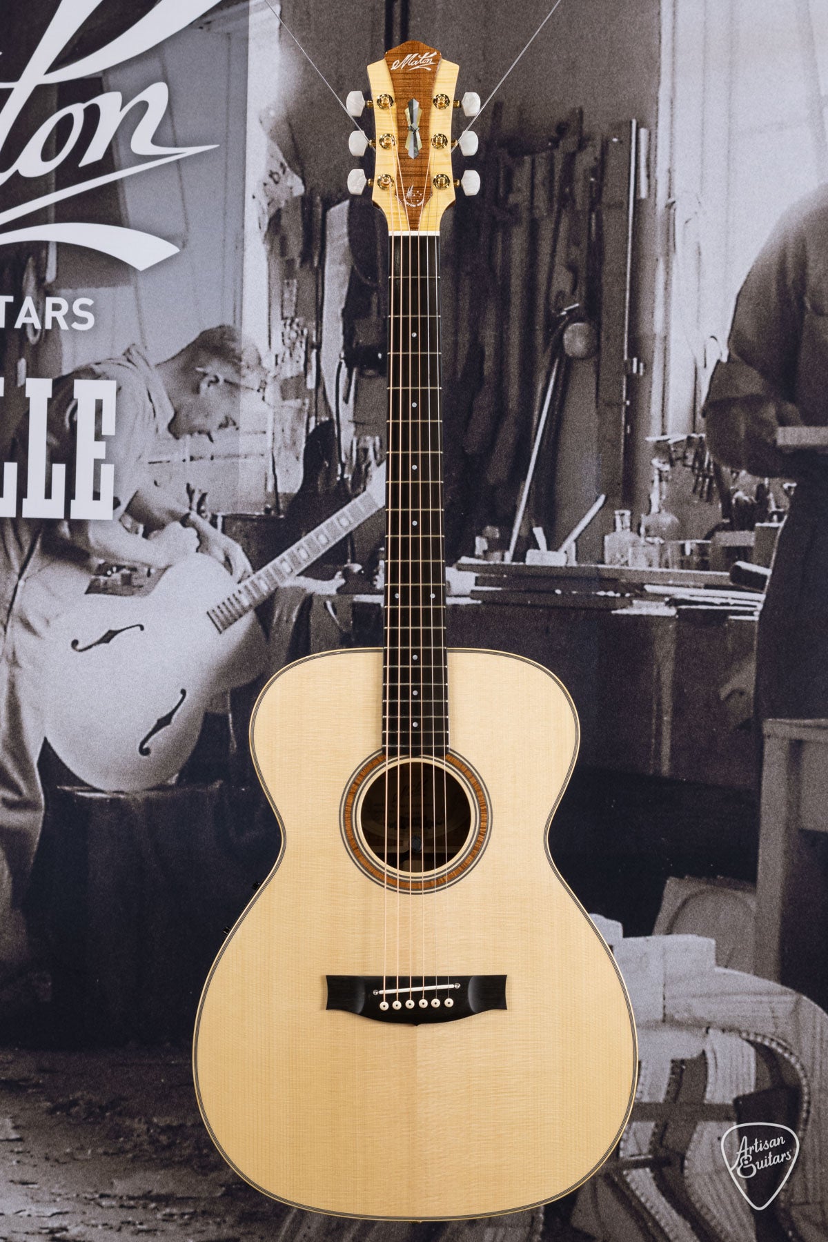 Maton Guitars Custom Shop WA May - 16161