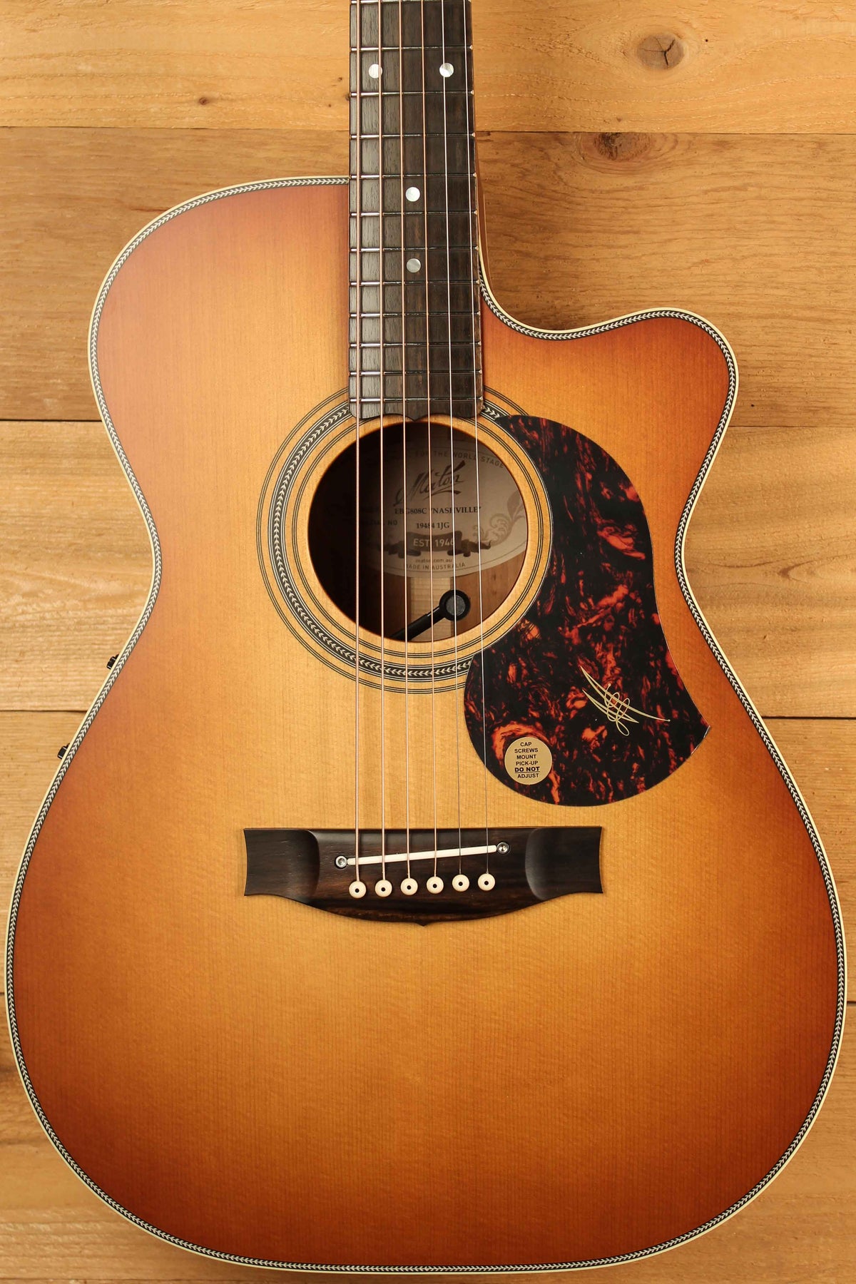 Maton EBG808C Nashville Series Sitka Spruce and Australian Blackwood and Cutaway ID-13615 - Artisan Guitars