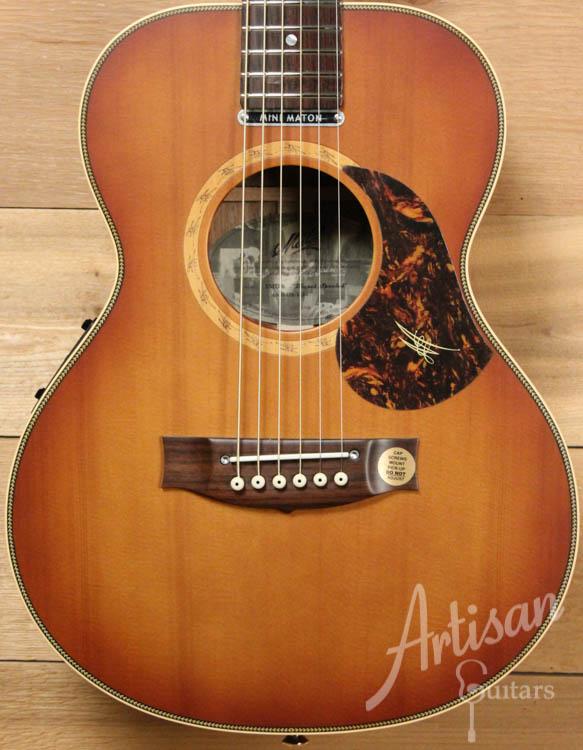 Maton EMD6 Mini Maton Diesel Sitka with Blackwood and Vintage Amber Sunburst ID-8793 - Artisan Guitars