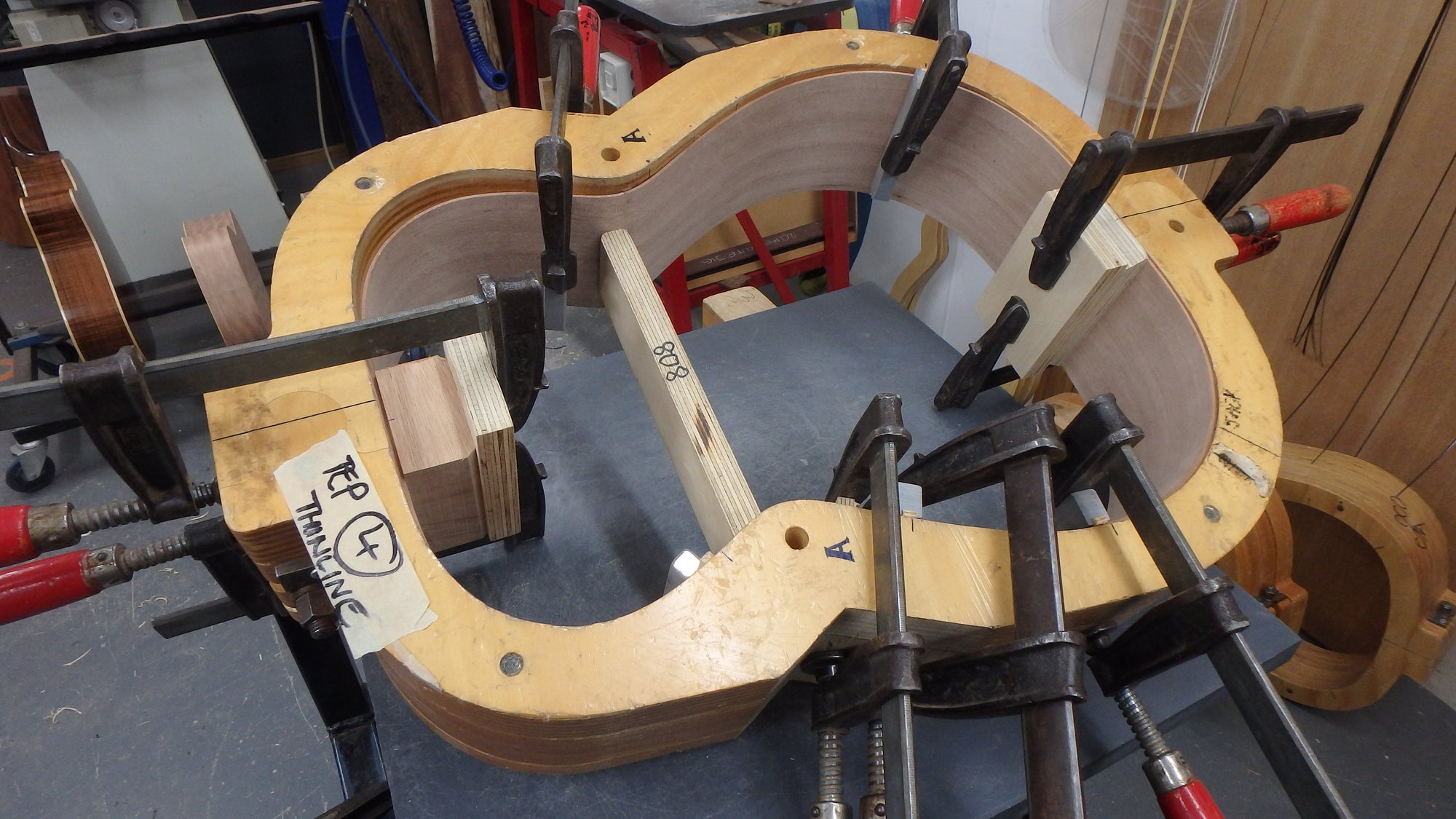 Maton Custom Shop TE Personal Thinline Guitar "AAA" Sitka Spruce and AAA" Figured Queensland Maple ID-12373 - Artisan Guitars