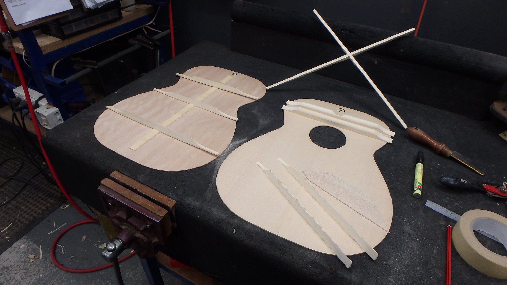 Maton Custom Shop TE Personal Thinline Guitar "AAA" Sitka Spruce and AAA" Figured Queensland Maple ID-12373 - Artisan Guitars