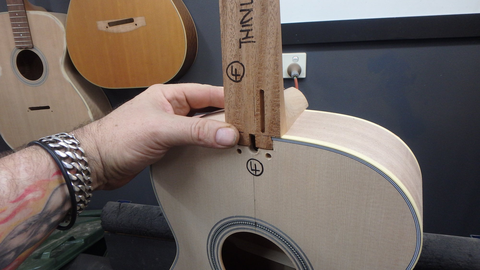 Maton Custom Shop TE Personal Thinline Guitar "AAA" Sitka Spruce and AAA" Figured Queensland Maple ID-12373 - Artisan Guitars