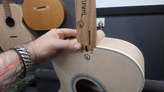 Maton Custom Shop TE Personal Thinline Guitar "AAA" Sitka Spruce and AAA" Figured Queensland Maple ID-12373 - Artisan Guitars