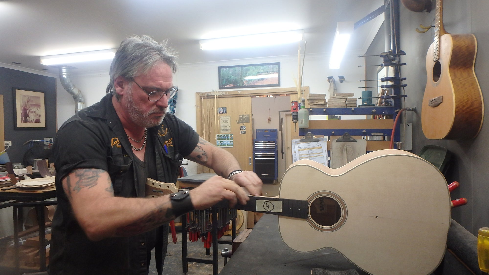 Maton Guitars Custom Shop WA May - 16161