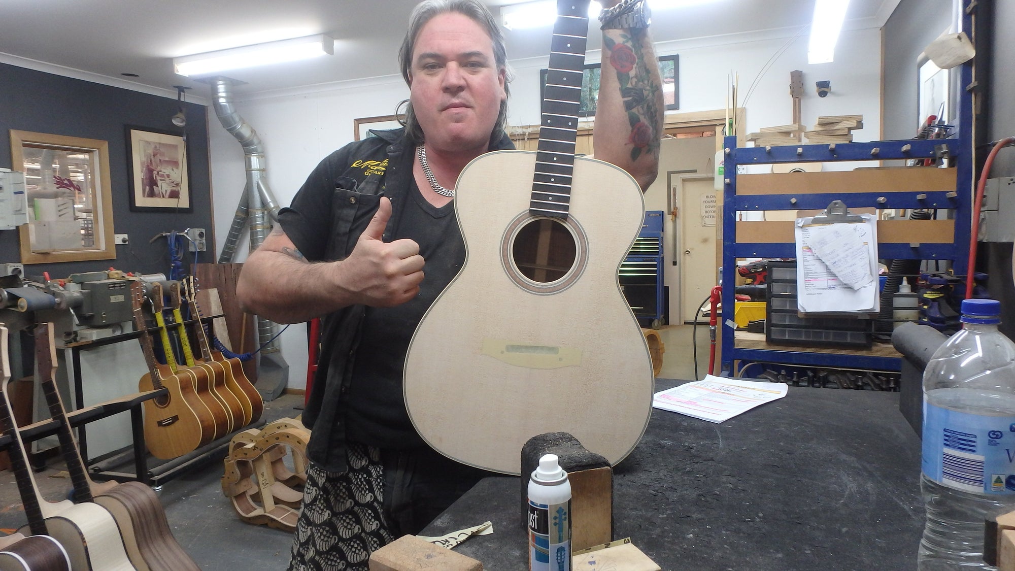 Maton Custom Shop Classic w/ Custom Thin Traditional Body & W.A. May Appointments ID-12372 - Artisan Guitars