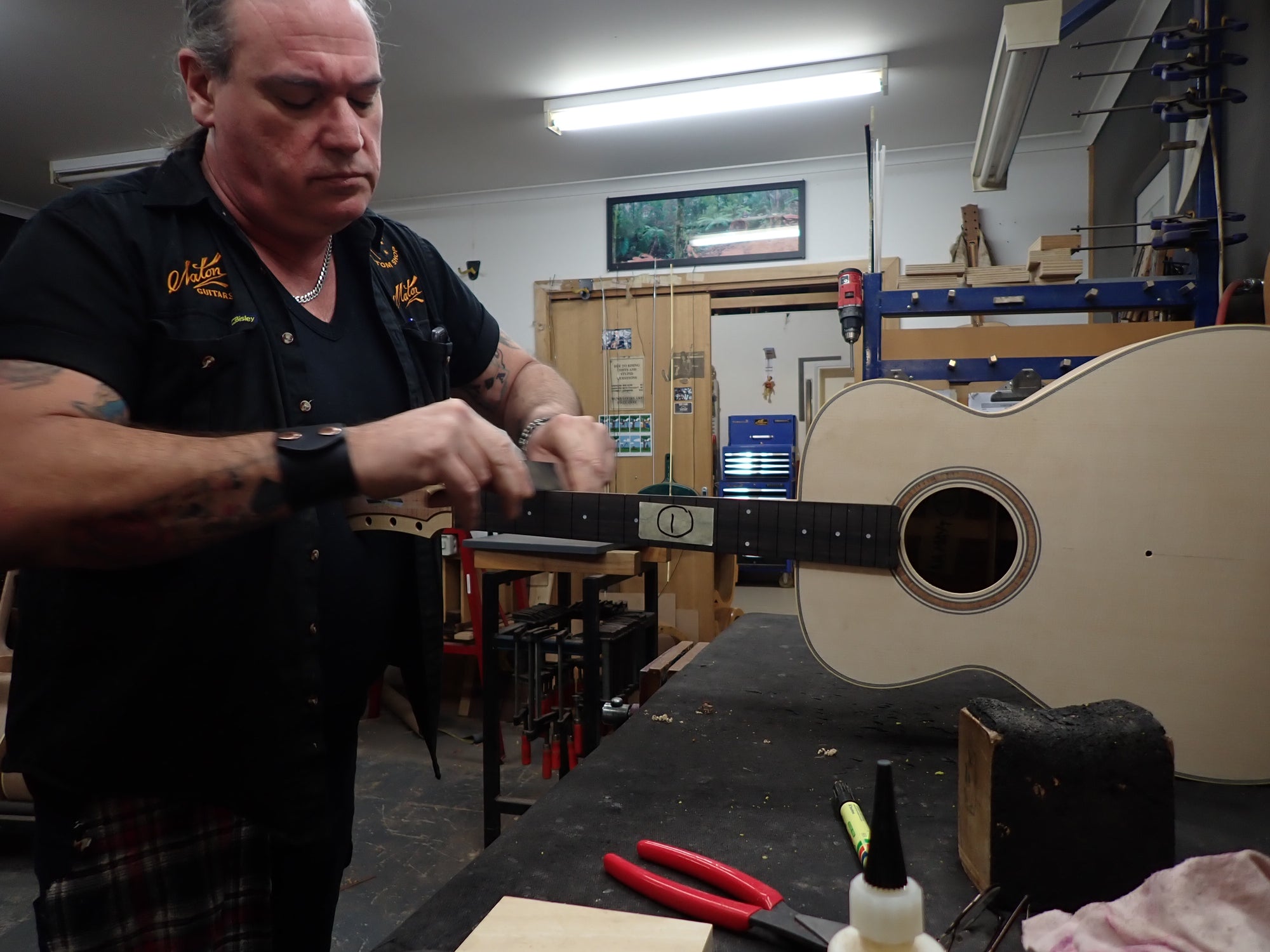 Maton Guitars Custom Shop WA May - 16333