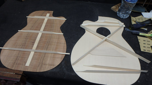 Maton WA May Custom Shop 808 Guitar with Sitka Spruce and Fiddleback Blackwood ID-11723 - Artisan Guitars