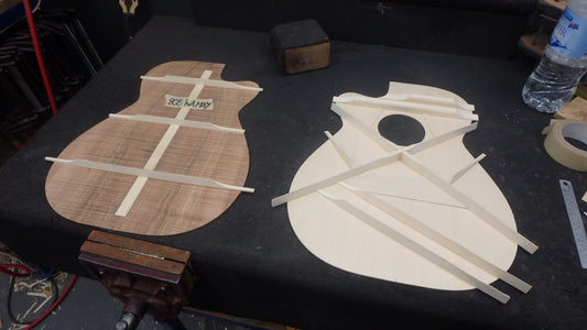 Maton WA May Custom Shop 808 Guitar with Sitka Spruce and Fiddleback Blackwood ID-11723 - Artisan Guitars