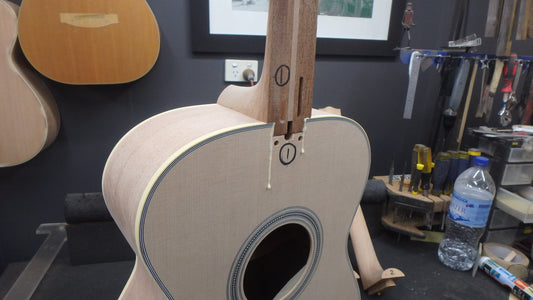 Maton T.E Personal Guitar Sitka Spruce and AAA"Bees Wings" Queensland Maple ID-11722 - Artisan Guitars