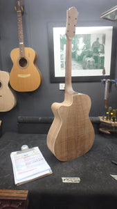 Maton WA May Custom Shop 808 Guitar with Sitka Spruce and Fiddleback Blackwood ID-11723 - Artisan Guitars