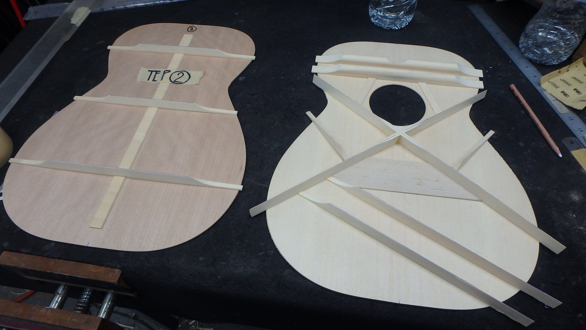 Maton T.E Personal Guitar Sitka Spruce and AAA"Bees Wings" Queensland Maple ID-11826 - Artisan Guitars