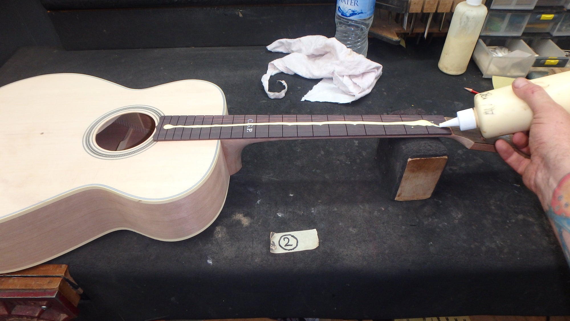Maton T.E Personal Guitar Sitka Spruce and AAA"Bees Wings" Queensland Maple ID-11826 - Artisan Guitars