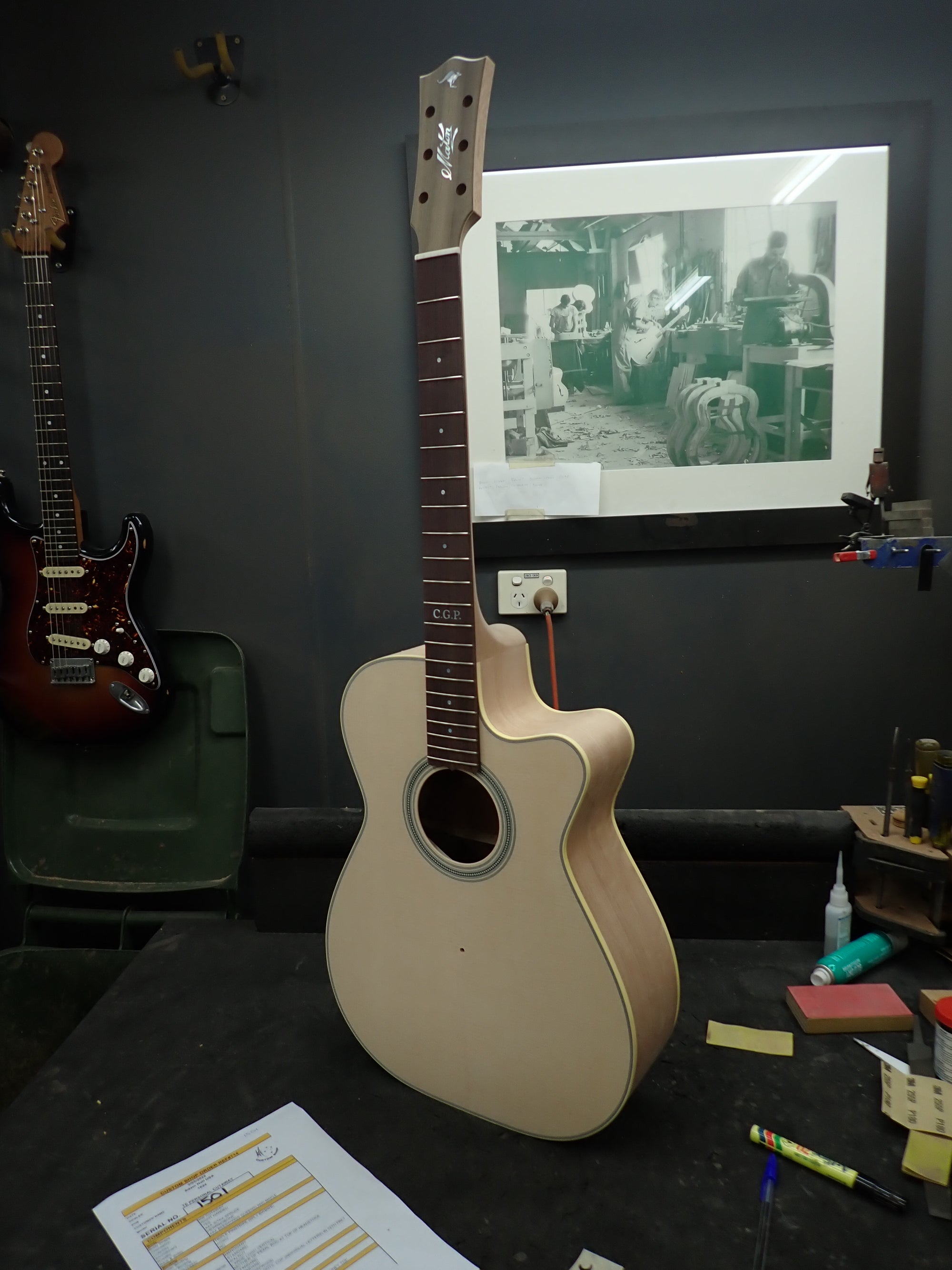 Maton Guitars Custom Shop TE Personal Cutaway - 16515