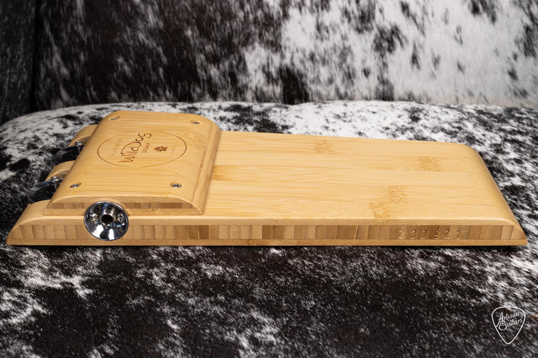 Wild Dog Silverback Stomp Box w/ Bamboo Timber & Tamborine Jingles - 16179