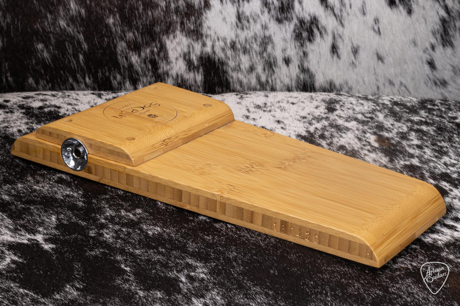 Wild Dog Silverback Stomp Box w/ Bamboo Timber & Tamborine Jingles - 16474