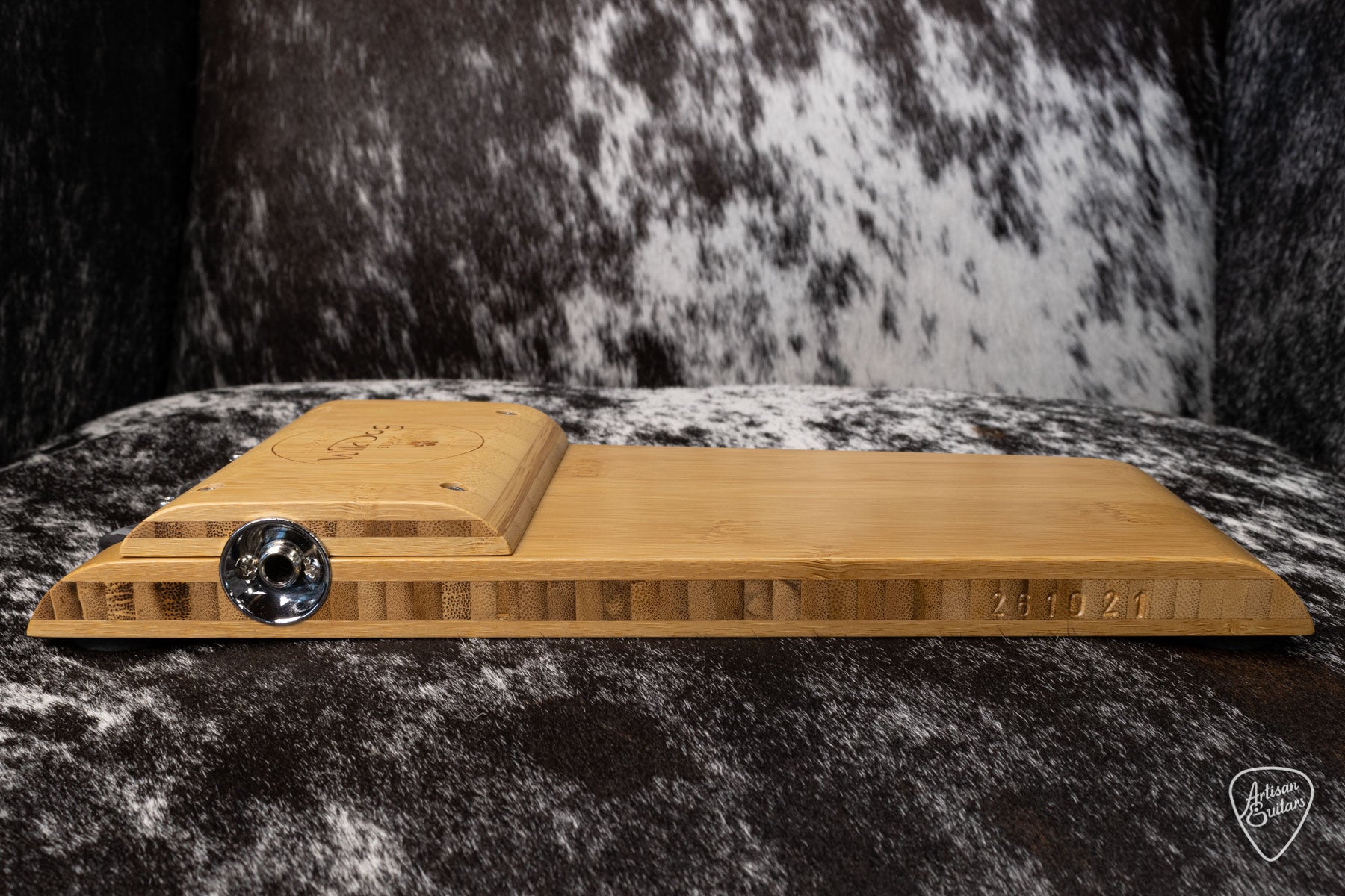 Wild Dog Silverback Stomp Box w/ Bamboo Timber & Tamborine Jingles - 16435