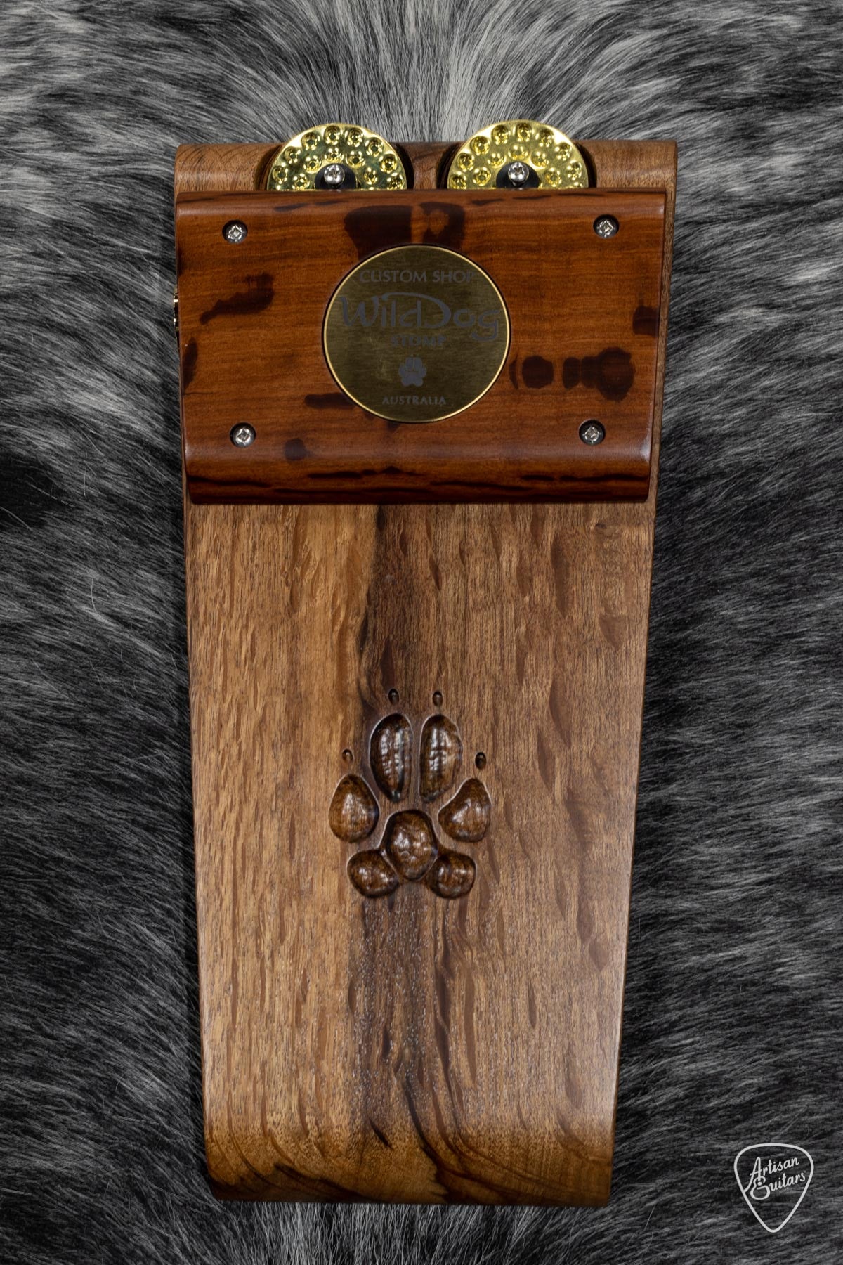 Wild Dog Custom Shop Stomp Box with Mastergrade Australian Blackwood - 15112 - Artisan Guitars