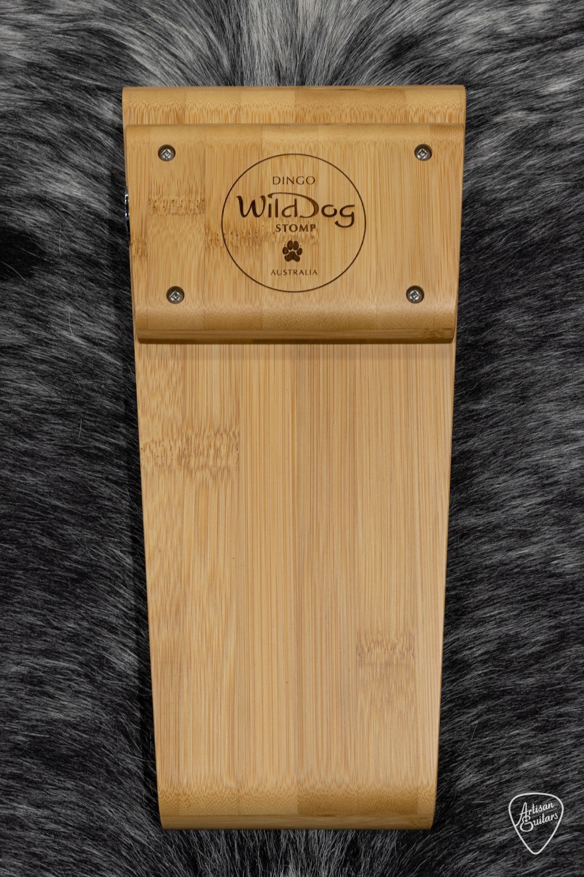 Wild Dog Dingo Stomp Box w/ Bamboo Body & Tone Bar - 15105 - Artisan Guitars