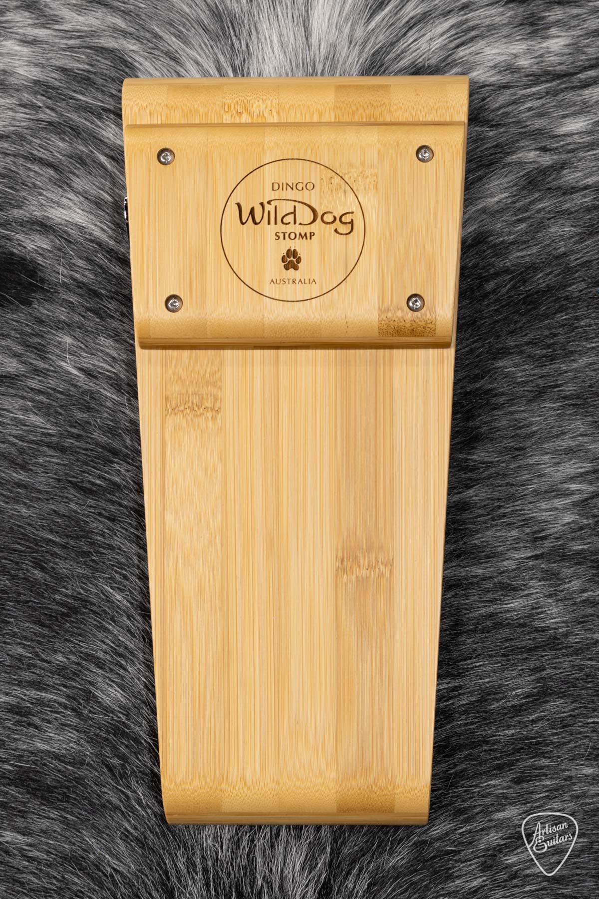 Wild Dog Dingo Stomp Box w/ Bamboo Body & Tone Bar - 15106 - Artisan Guitars