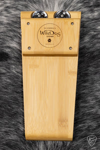 Wild Dog Silverback Stomp Box w/ Bamboo Timber & Tamborine Jingles - 15108 - Artisan Guitars