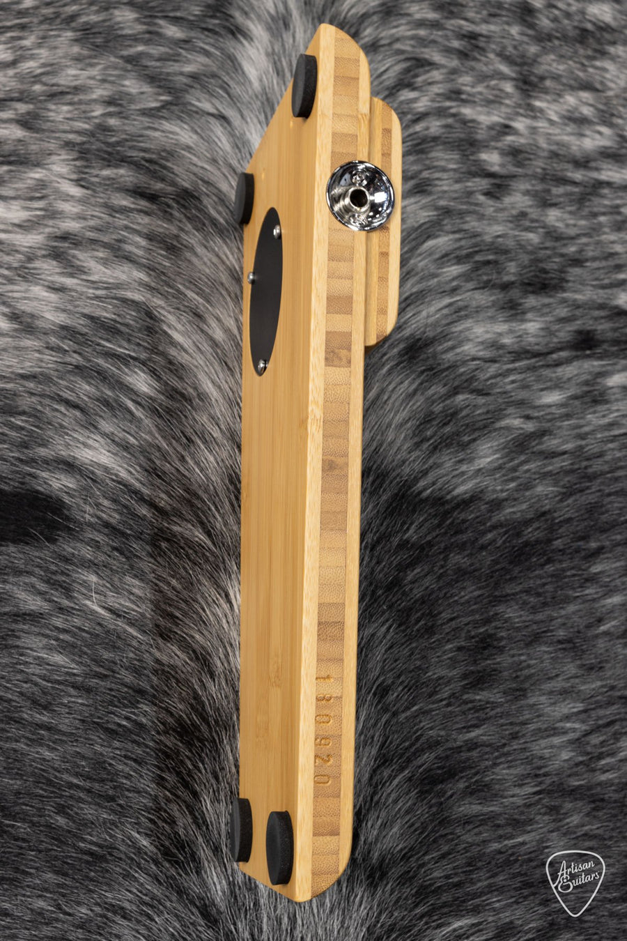 Wild Dog Silverback Stomp Box w/ Bamboo Timber & Tamborine Jingles - 15108 - Artisan Guitars
