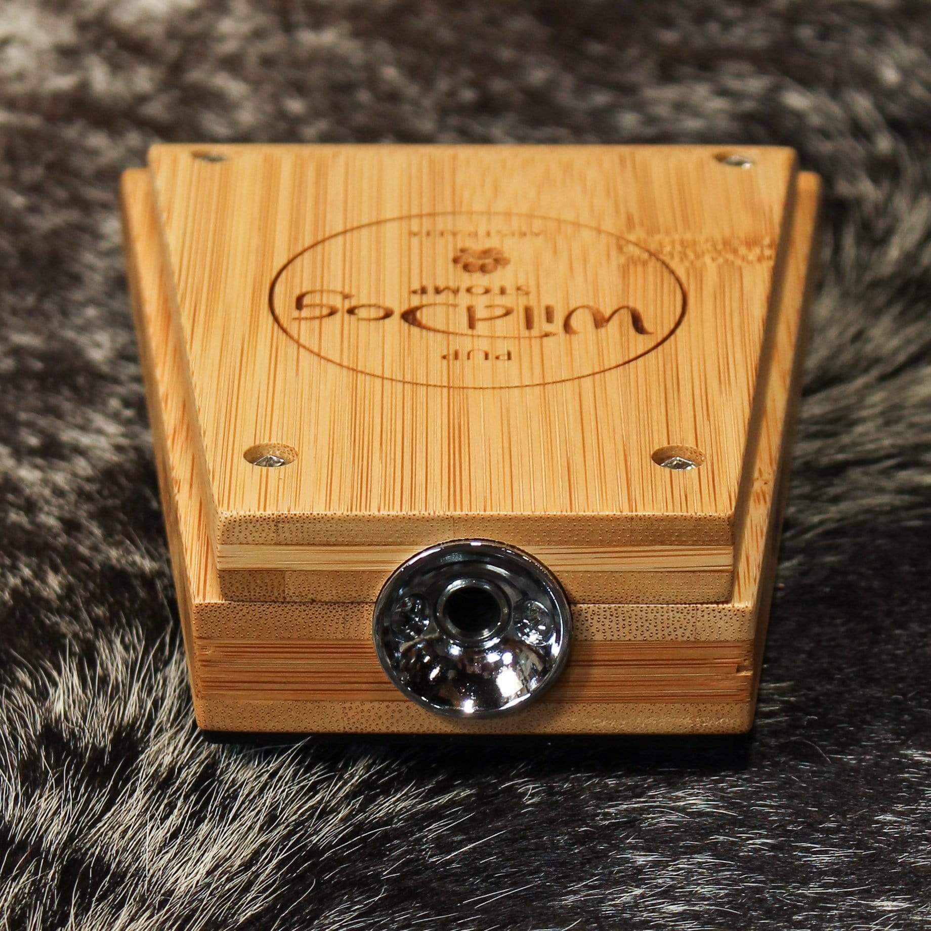 Wild Dog Pup Stompbox w/ Bamboo Body & Tone Cap - Artisan Guitars
