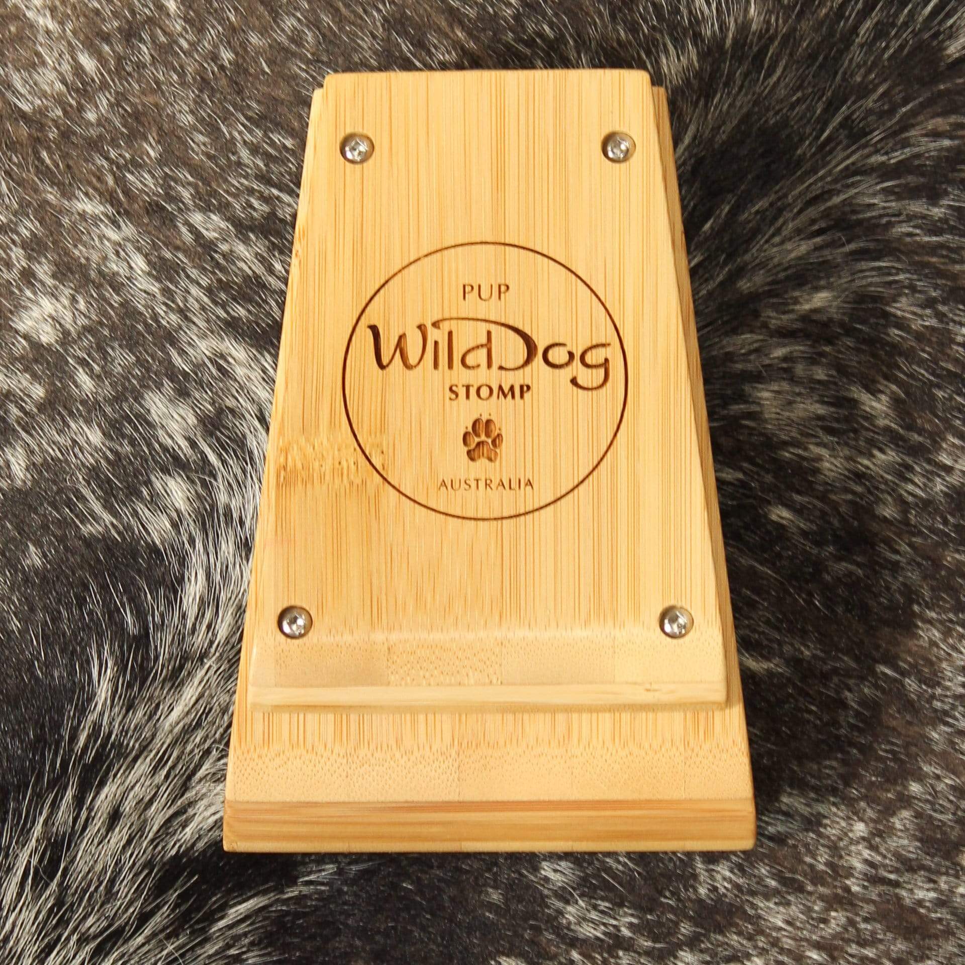 Wild Dog Pup Stompbox w/ Bamboo Body & Tone Cap - Artisan Guitars