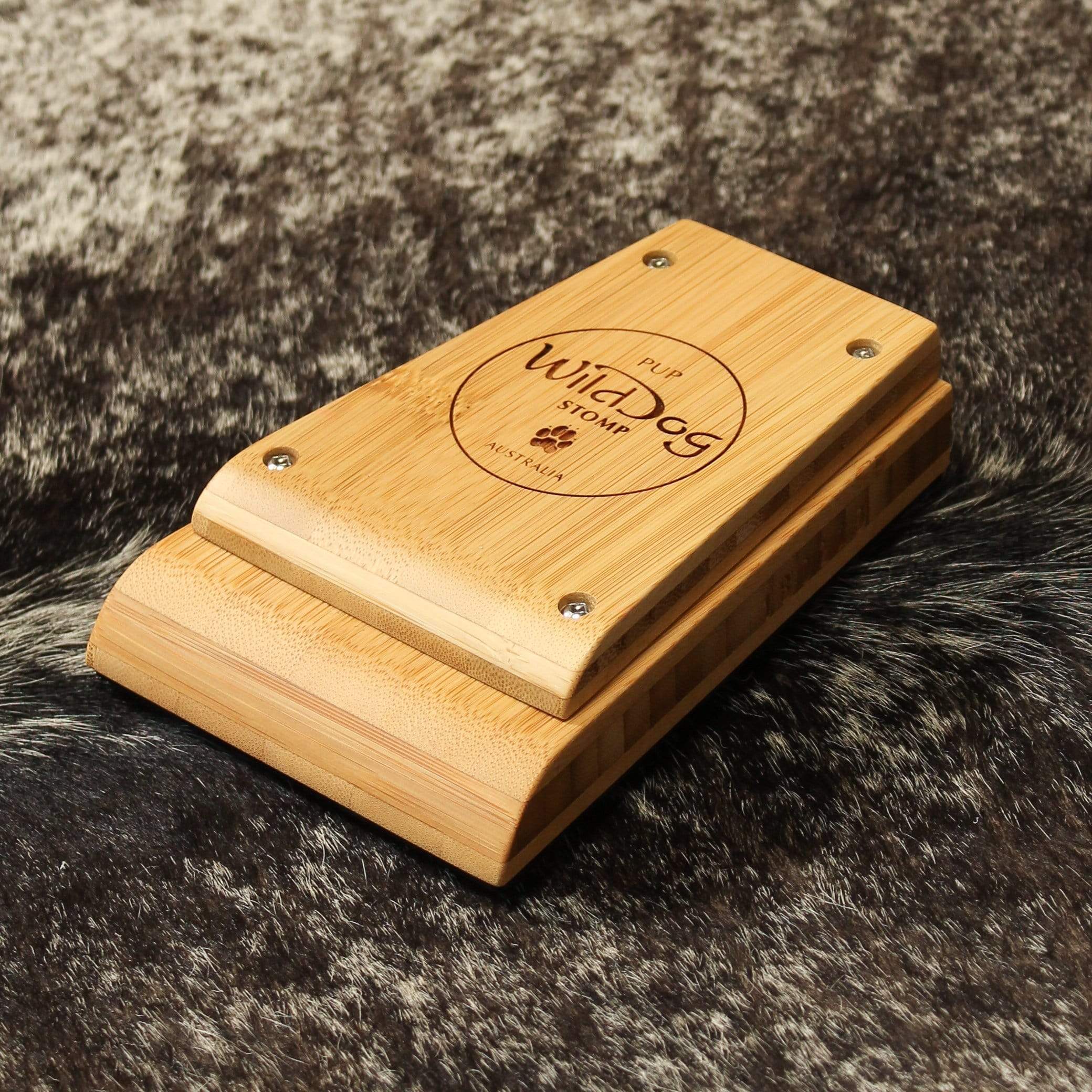 Wild Dog Pup Stompbox w/ Bamboo Body & Tone Cap - Artisan Guitars