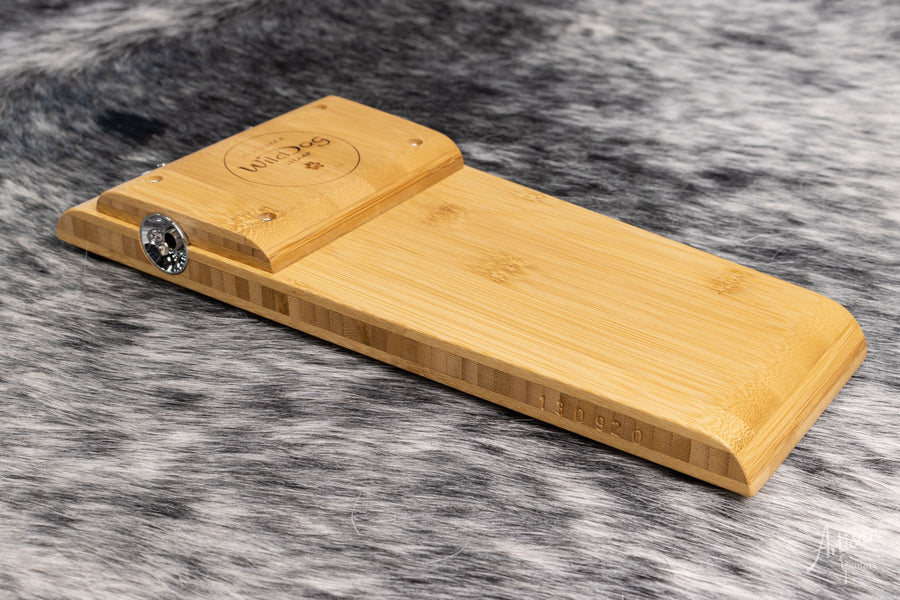 Wild Dog Silverback Stomp Box w/ Bamboo Timber & Tamborine Jingles - 14971 - Artisan Guitars