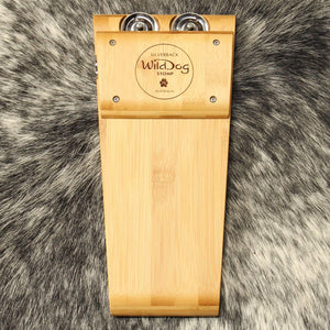 Wild Dog Silverback Stomp Box w/ Bamboo Timber & Tamborine Jingles - Artisan Guitars