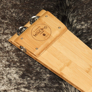 Wild Dog Silverback Stomp Box w/ Bamboo Timber & Tamborine Jingles - Artisan Guitars