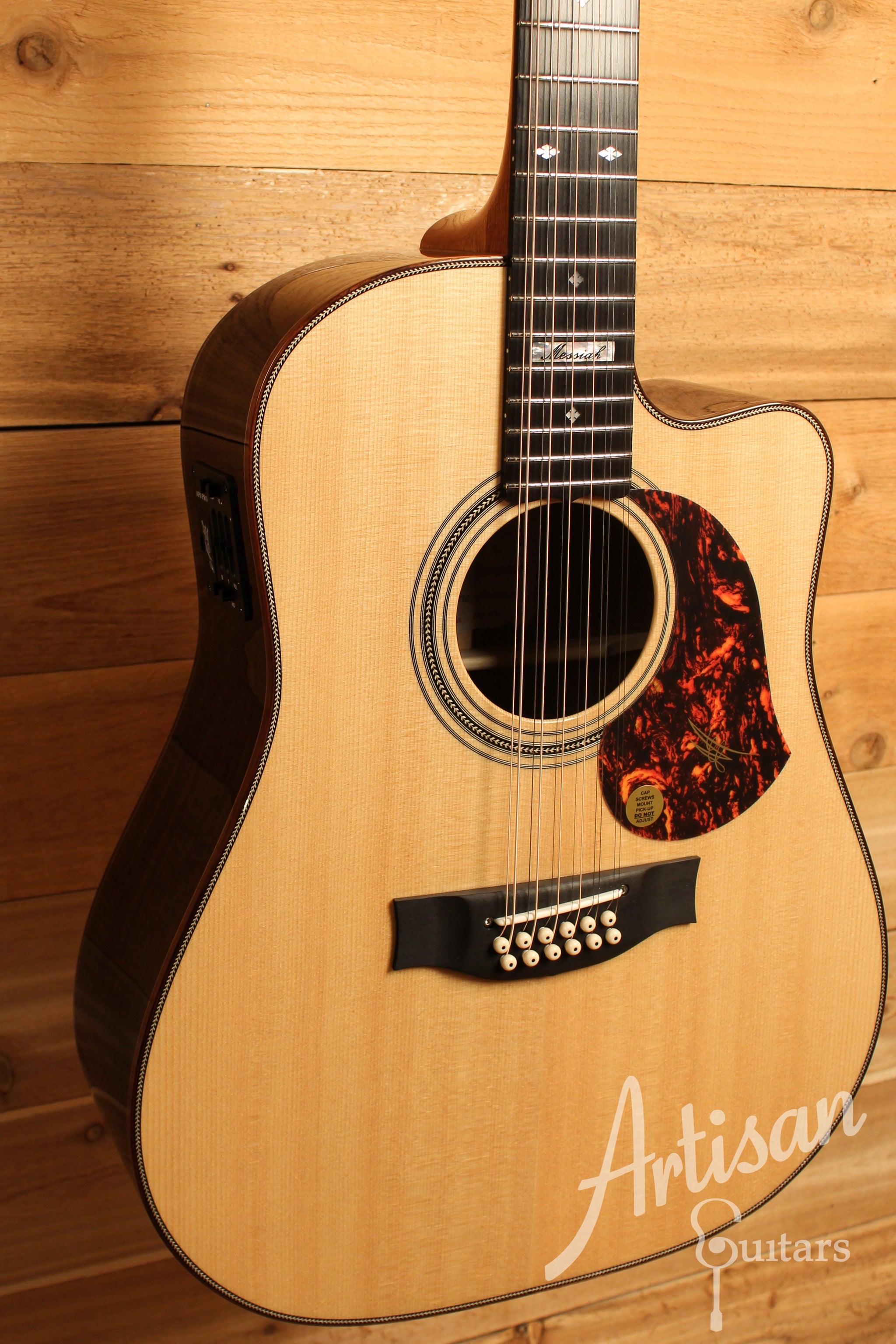 Maton EM100C 12-String Messiah Guitar Sitka Spruce & Indian Rosewood\ ID-12980 - Artisan Guitars