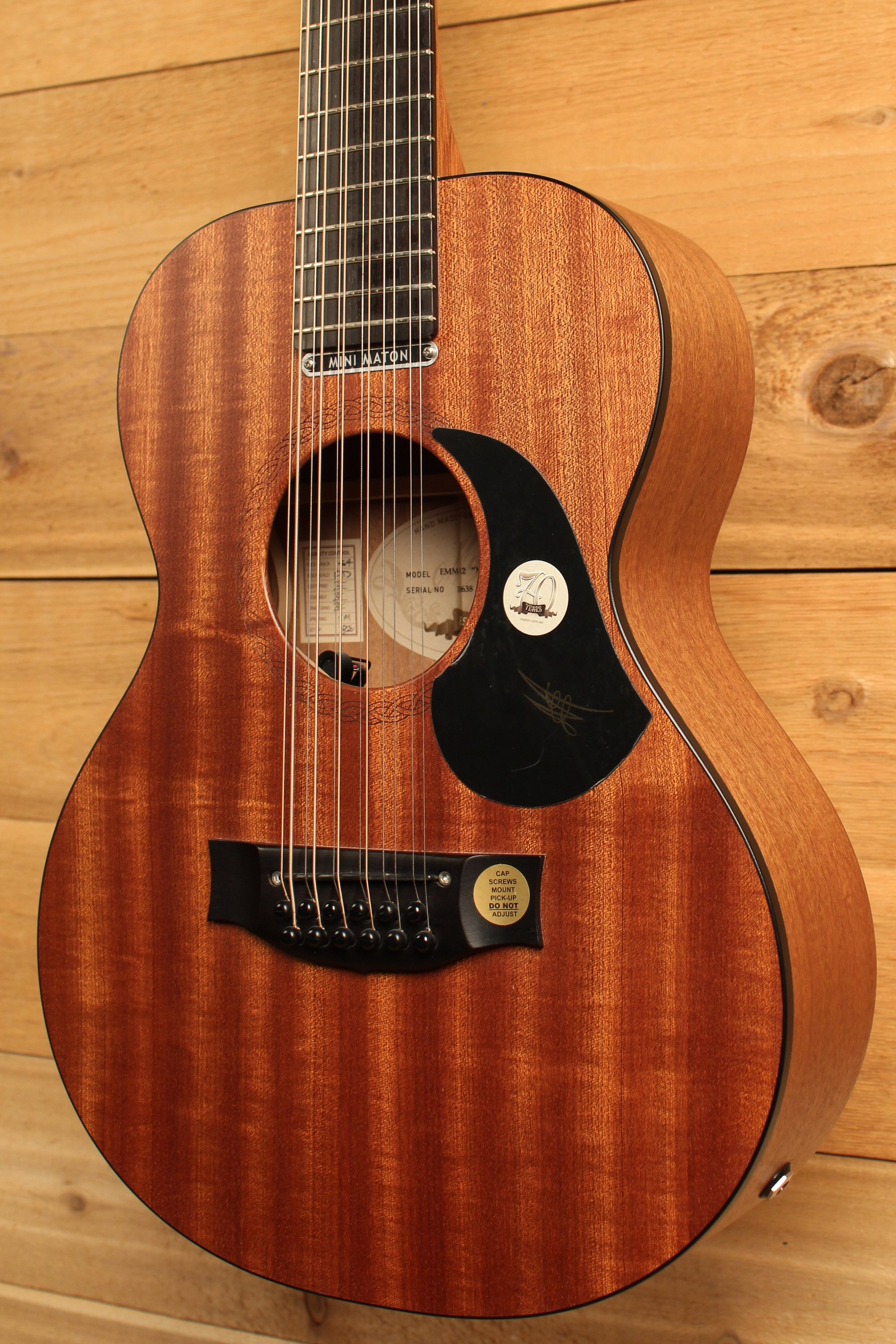 Maton EMM-12 String Mini Maton All Mahogany with AP5 Pro Pre-Owned 2019 ID-13256 - Artisan Guitars