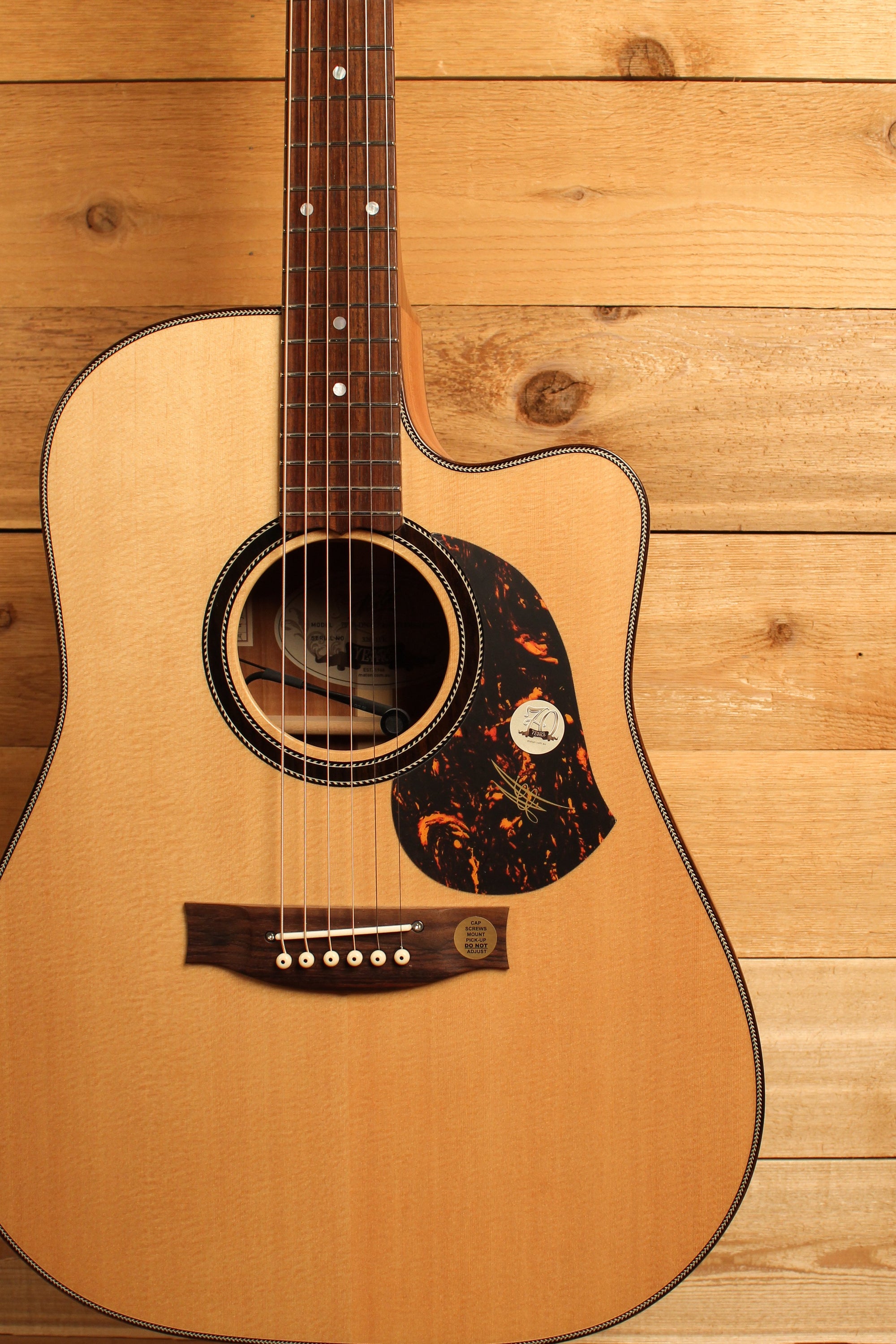 Maton 70th Anniversary Dreadnought Cutaway Sitka Spruce and Blackwood ID-13257 - Artisan Guitars