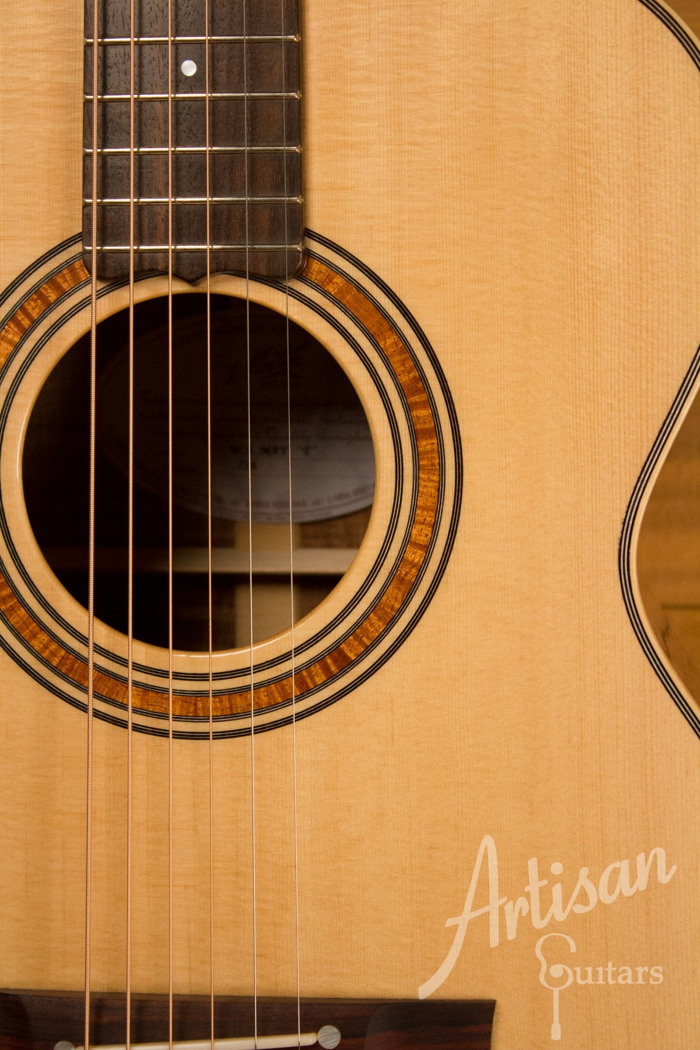 Maton WA May Custom Shop 808 T Guitar with Sitka Spruce and Fiddleback Blackwood ID-10830 - Artisan Guitars